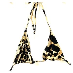 Zimmerman leopard bikini top